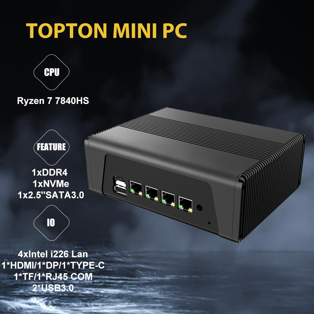 Amd Ryzen 7 7840Hs Mini Pc - Meilleure Promo Mini routeur souple AMD