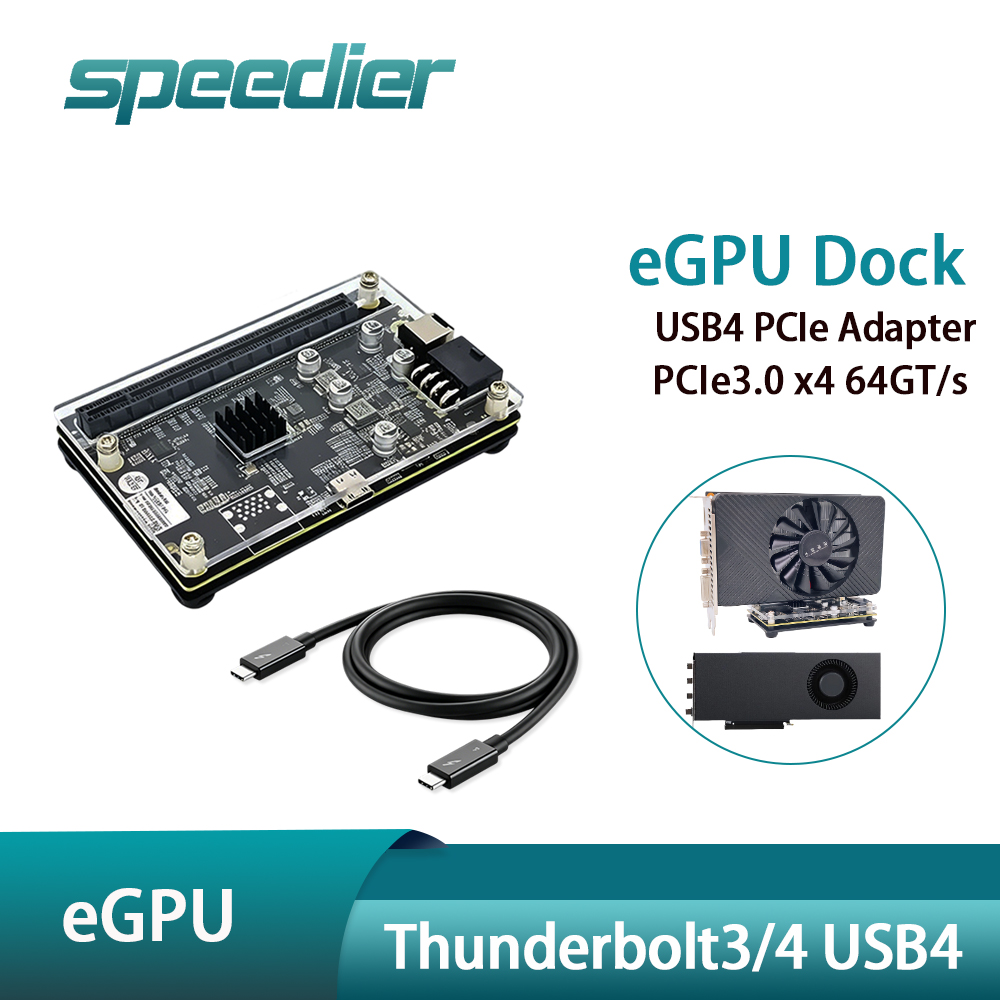 Thunderbolt 4 Egpu Dock Mini Pc - Station d'accueil EGPU USB4 Thunderbolt 3