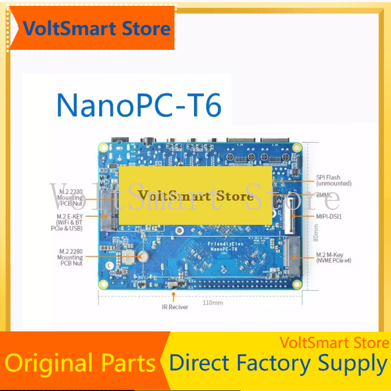 Rockchip Rk3588 Development Board - Carte de développement VoltSNanopc T6 -