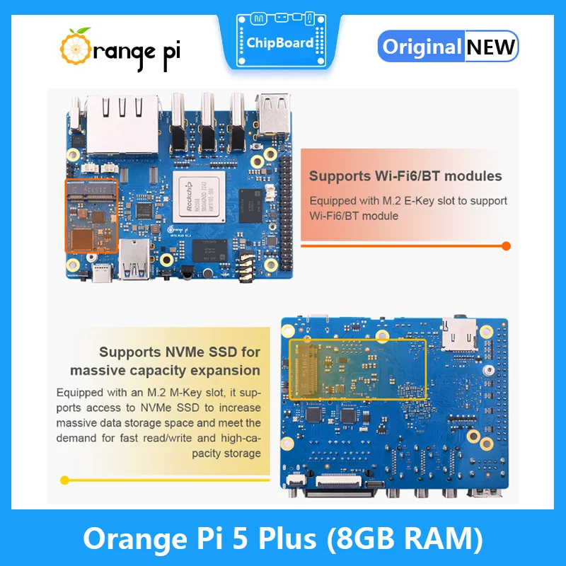 Orange Pi 5 Plus 8 Go de RAM R - Orange Pi 5 Plus 16Gb avis et prix