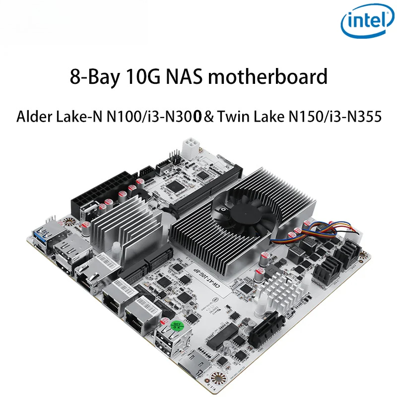 Carte mère NAS 8 baies 10G Int - Nas Motherboard 8 Sata Mini Itx avis et prix