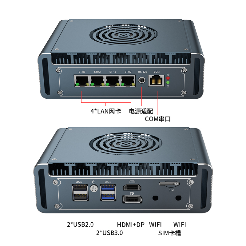 Mini PC Routeur 2.5G Fan 13620 - Pfsense Firewall Router 2.5G 4 I226 avis et prix