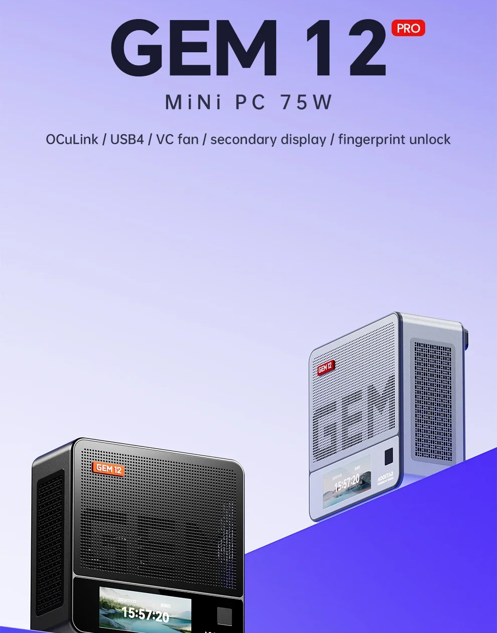 GEM12 Pro AMD Ryzen 7 8845HS G - Amd Ryzen 7 7840Hs Mini Pc avis et prix