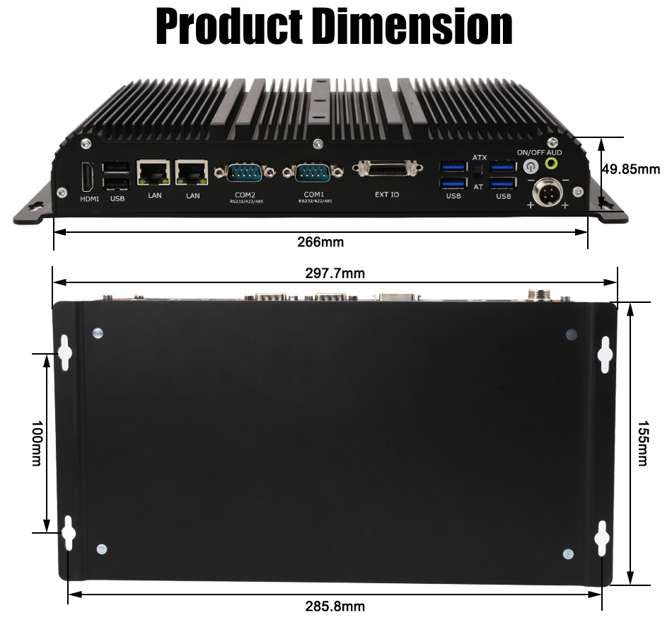 Ordinateur industriel robuste  - Fanless Industrial Pc Rs485 Core I7 avis et prix